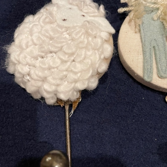 Three Clothing Hooks for Nursery or Child's Room - Sheep, Horse, and Owl - Picture 2 of 7